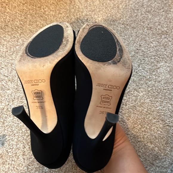 Jimmy Choo heels. Size 36.5. Worn once. - Picture 5 of 9